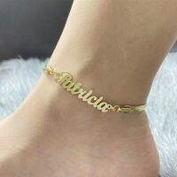 【CW】✥✙﹉  Custom Name Anklets Snake Chain the Leg Tobillera Bridesmaid