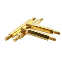 50/100Pcs M3 Circuit Board PCB Spacer Threaded Motherboard Brass Standoff Computer Hex Spacer Pillars Stud Bracket Bolt Screws Nails Screws  Fasteners