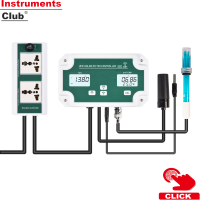 WiFi ออนไลน์ PH TDS Controller Professional 3-In-1 Ph/tds/temp Water Quality Detector PH Controller พร้อมปลั๊กรีเลย์ Repleaceable Electrode Type Probe เครื่องทดสอบคุณภาพน้ำสำหรับ Aquarium Hydroponics Tank Monitor 14.00pH / 19990ppm 199.0ppt / 50 °C