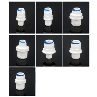 1/4 3/8 OD Hose Tube 1/4 1/2 3/4 1/8 Plastic Pipe Quick Connectors RO Water Connector Fittings Reverse Osmosis System