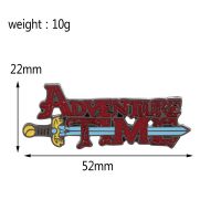 【On Sale】 Amamia mall Fantasy Experience Adventure Time Scarlet Enamel Pin For Kids ของขวัญอันทรงพลัง