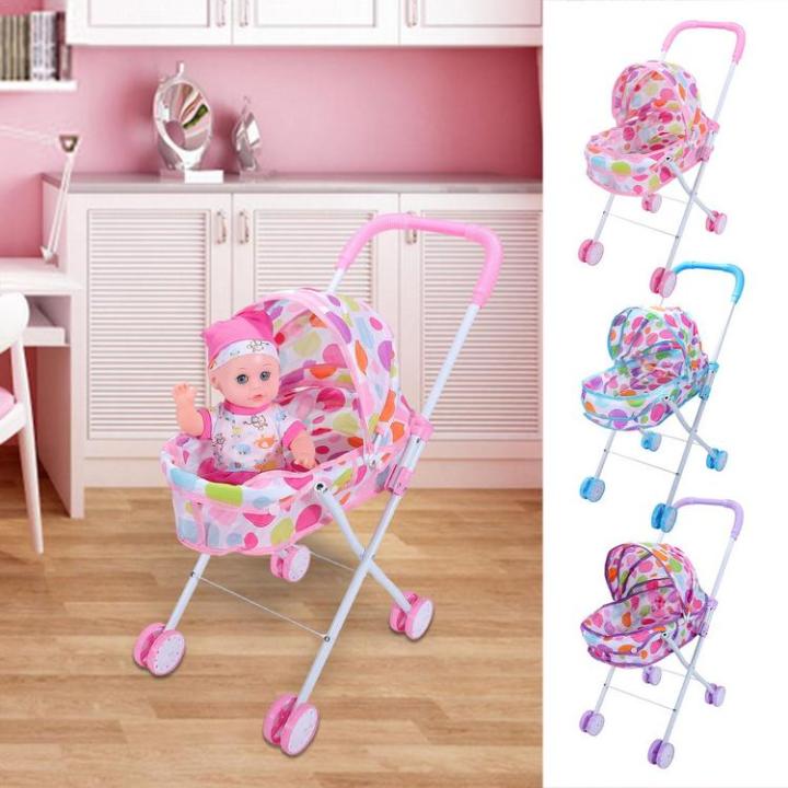 doll-stroller-toy-toddler-doll-stroller-collapsible-doll-car-seat-with-adjustable-canopy-babies-doll-accessories-toy-strollers-for-babies-dolls-for-girls-and-kids-kind