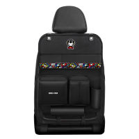 Cartoon Car Seat Back Organizer Pad Bag Waterproof Foldable Table Tray Travel Storage Bag Auto Accessories Multi Function