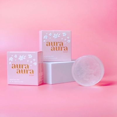 (ใหม่ล่าสุด)สบู่หน้าเงา (Aura Aura Soap) by PSC ขนาด 80g. Princess Skin Care