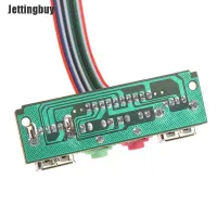 Jettingbuy Sporter 2 USB PC Vỏ Máy Tính 6.8CM Bảng Điều Khiển Phía Trước Cổng Âm Thanh USB Cáp Tai Nghe