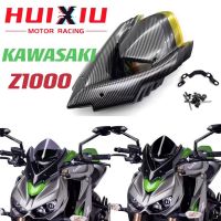 กระจกหน้ารถดัดแปลงรถจักรยานยนต์ที่บังแดดหน้ารถยนต์เหมาะสำหรับ Kawasaki Z1000 2014 2015 2016 2018 2019 2020 Z1000 Z-1000