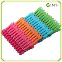 CUFEI 48Pcs พลาสติกทำจากพลาสติก ที่หนีบผ้า ทนทานสำหรับงานหนัก 4สีค่ะ คลิปหนีบผ้า สีสันสดใส มินิมินิ เสื้อผ้า PEGS ผ้าเช็ดตัวผ้าเช็ดตัวผ้าเช็ดตัว