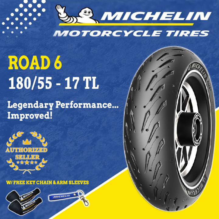 MICHELIN MOTORCYCLE TIRE ROAD 6 180/5517 TL Lazada PH