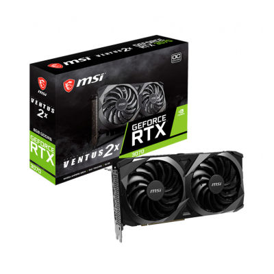 MSI RTX 3070 VENTUS 2X OC LHR 8GB GDDR6 พร้อมส่ง (การด์จอนำเข้าโปรดอ่านเงื่อนไขการรับประกัน)