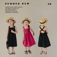 CUTE BABY?พร้อมส่ง?ชุดเดรสเด็กผู้หญิง ชุดสายเดี่ยวเด็ก ชุดสำหรับเด็ก(769)