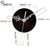 Quartz clock movement silent wall clock diy pointer wall oversized movement cross stitch scanning second movement