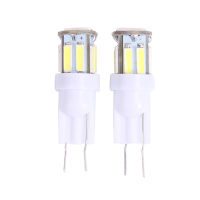 1คู่ DC 12โวลต์ T10 7020 10SMD รถยนต์ LED ลิ่มแสงอ่านโคมไฟป้ายทะเบียน CA