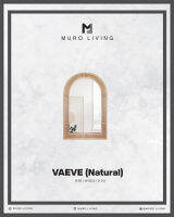 กระจกตกแต่งผนังดีไซน์ Muro Living รุ่น VAEVE (Gold , Natural)