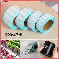 YIQIHE 1000pcs/Roll การ์ด ราคาซูเปอร์มาร์เก็ต แท็กเปล่า ป้ายบรรจุภัณฑ์ สติ๊กเกอร์กันความร้อน กระดาษกาว กันน้ำ