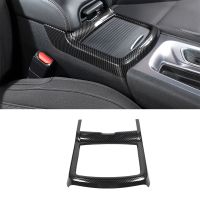 Car Cup Holder Decoration Cover Frame for Dodge Charger 2011-2022 for Chrysler 300C 2011-2022 Interior Accessories Carbon Fiber