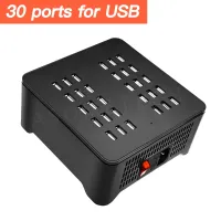 250W 30/40/50หลายพอร์ตอะแดปเตอร์ด็อค Usb เครื่องชาร์จ Usb สำหรับสถานีหลาย Iphone ฮับแท็บเล็ตที่ชาร์จแอนดรอยด์ซ็อกเก็ต