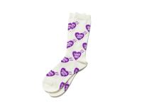 NicefeetTH - Human Made Socks Heart Pattern (PURPLE)