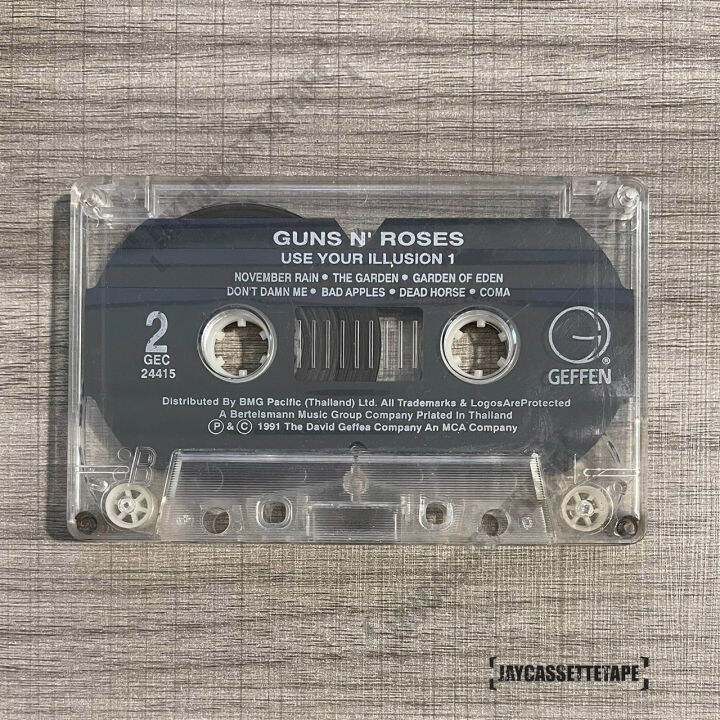 เทปเพลง-เทปคาสเซ็ท-cassette-tape-เทปเพลงสากล-guns-n-roses-อัลบั้ม-use-your-illusion-i