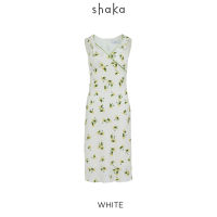 SS22 Always Bloom Dress เดรสลายพิมพ์ Original Print ของ Shaka ลาย "Always Bloom" ความยาวระดับเข่า DS-S220319