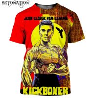 2023 NEW Jean-claude Van Damme Bloodsport Kickboxer t Shirt Men/women3d Printed T-shirts Casual Harajuku Style Tshirt Streetwear Tops fashion