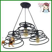 ไฟช่อ EVL HG-0036/3 สีดำ 3 หัวMULTI-PENDANT LAMP EVL HG-0036/3 BLACK 3-LIGHT **สามารถออกใบกำกับภาษีได้ค่ะ**