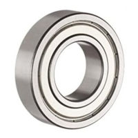 2 ชิ้น 6006 Z ( 30x55x13 mm. ) Ball Bearing ลูกปืนเม็ดกลม ฝาเหล็ก = 2 ตลับ 6006ZZ