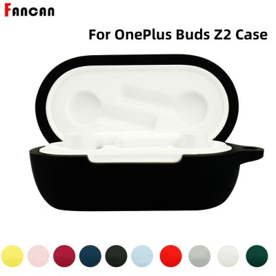 2022 New For OnePlus Buds Z2 Cover Bluetooth headset protect Case Soft silicone shell charging compartment Earphone Accessories Wireless Earbud Cases