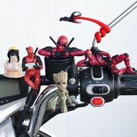 Deadpool มนุษย์ต้นไม้ Groot สั่นหน้าอก Kanako Venom Hiasan Mobil ตกแต่งรถจักรยานยนต์ไฟฟ้าสำนักงานมือ