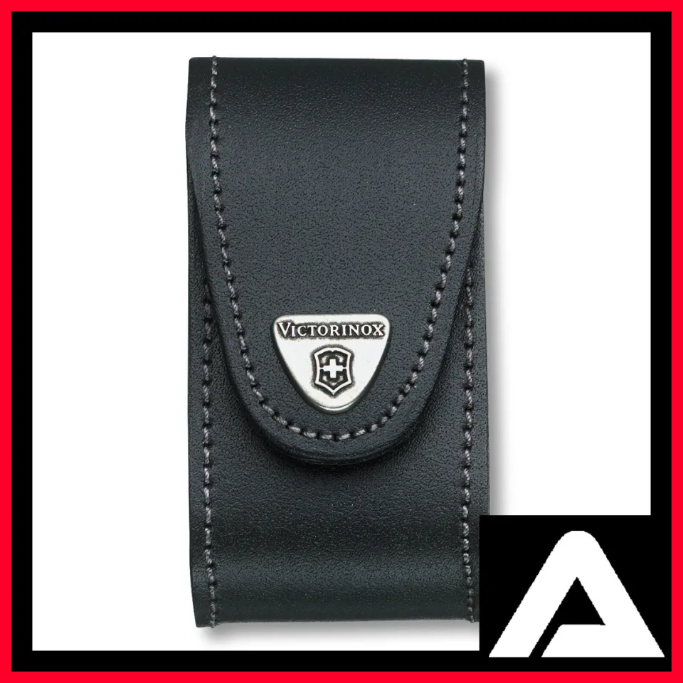 Victorinox Black Leather Pouch 91 mm 1-2 layers