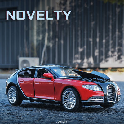 1:32 Bugatti Galibier Supercar รุ่นล้อแม็กรถยนต์ Die Cast รถของเล่นรุ่นดึงกลับแสงเสียงเด็กของเล่นของสะสม