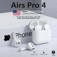 【Undine earphone】ต้นฉบับ Air4 Pro บลูทูธ Oortelefoon บลูทูธ5.0 Auriculares Intelgaming Headset สำหรับ Iphoneiaomi Android Telefoon