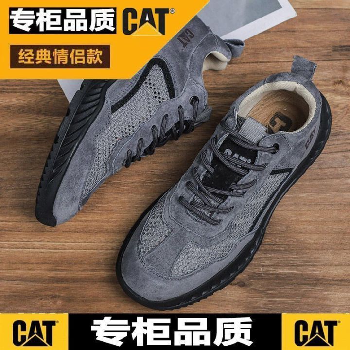 original-label-cat-carter-mens-shoes-summer-work-attire-shoes-low-cut-thin-mesh-breathable-outdoor-shoes-lightweight-hiking-and-mountaineering-shoes