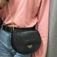 2023 For TM For TUMIˉ Business bag❣№ Guess Womens Black Snakeskin Sling Bag 110007