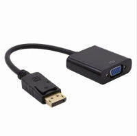 DP เป็น VGA DisplayPort ชายกับหญิง VGA แปลงอะแดปเตอร์เคเบิ้ล1080P สำหรับทีวีแล็ปท็อปคอมพิวเตอร์โปรเจคเตอร์