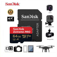 Thẻ nhớ MicroSDHC SanDisk Extreme PRO - 64GB U3 Class 10 UHS-I 95MB s - BẢO HÀNH 5 NĂM thumbnail