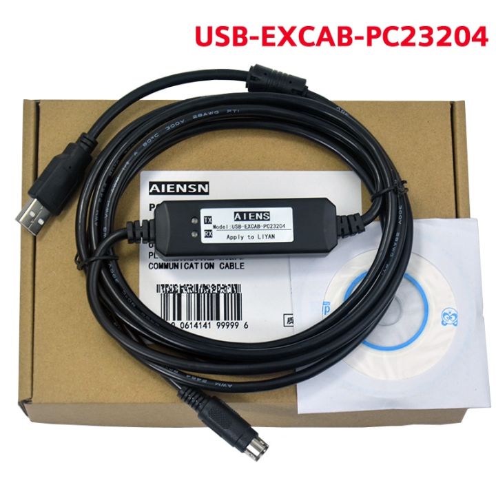 applicable-to-liyan-ex-series-plc-communication-cable-usb-programming-cable-download-cable-excab-pc23204