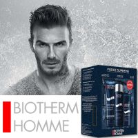 Biotherm Homme Force Supreme Anti-Aging Set 375ml. ชุดผลิตภัณฑ์ดูแลผิวหน้าผู้ชายครบสูตรหล่อสะอาดใสย้อนวัยผิวหน้า