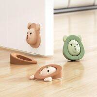 【LZ】 Adorable Door Stopper Cartoon Shape Non-slip Super Soft Wear Resistant Reusable Decorative Door Stop Room Decoration