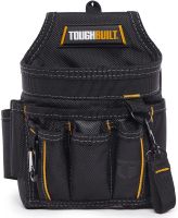 ToughBuilt TB-229กระเป๋าช่างไฟฟ้าขนาดเล็ก,กระเป๋า14ช่องและห่วงเก็บเครื่องมือแนวตั้งสายเทปไฟฟ้าและตะขอเกี่ยว