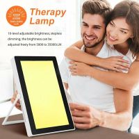 35000 Lux SAD Light 56leds Therapy Lamp Touch 5V Timming 3 Modes Dimmable Seasonal Affective Disorder Therapy Lamp with Remote