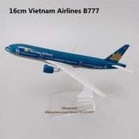 เครื่องบินโบอิ้ง B777โลหะอัลลอยสำหรับการก่อสร้างเครื่องบินแบบจำลองเครื่องบินเครื่องบินของขวัญจากเวียดนามโมเดลเครื่องบินเด็ก