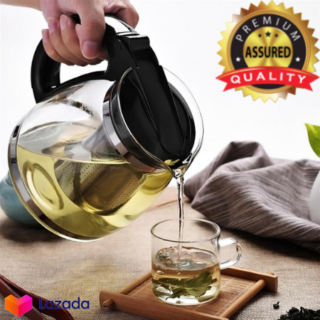 700ml Kettle Heat Resistant Glass Teapot Hot Water Coffee Pot with