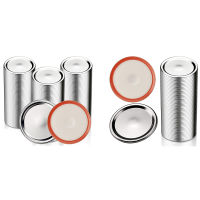 Mouth Canning Lids for Mason Jars Split-Type Jar Lids Leak Proof and Secure Canning Caps with Silicone Seals