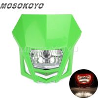 MX Enduro Headlight Pit Dirt Bike Front Lights for Kawasaki KLX150 KX65 KX85 Dual Sport Head Light