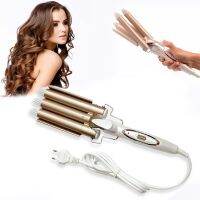 [HOT XIJXLKLKWMN 516] Kemei Professional Hair Curler Gold Curling Iron Home Edition ที่ม้วนผมสำหรับผู้หญิงความงามสุขภาพใช้กับเครื่องเป่าผม