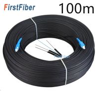 ❁✵ 100m FTTH Fiber Optic Drop Cable SC UPC Single Mode Simplex LC Outdoor Optical Fibre Optic patch cord Drop Cable Wire Fibra