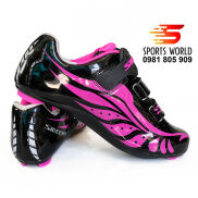 HCMGiày can xe đạp dòng Road khóa kéo SIDEBIKE SD-05 màu tím