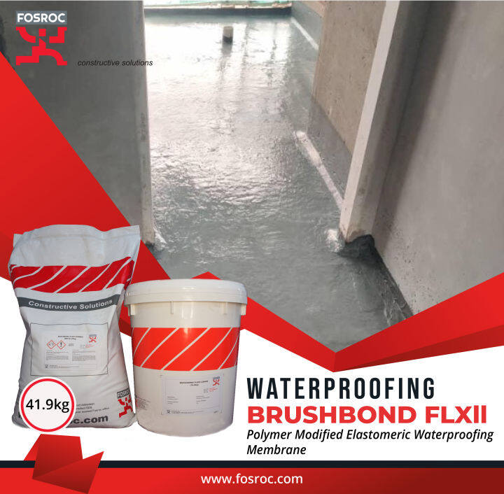 Fosroc Brushbond FLX III (41.9kg) - Polymer Modified Elastomeric ...