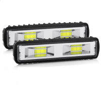 2ชิ้นรถยนต์ไฟ LED ทำงานไฟหน้า48วัตต์16LED ปิดถนนยานพาหนะสปอตไล