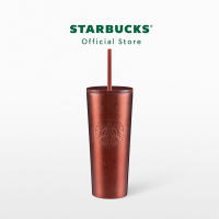 Starbucks Stainless Steel Copper Line Cold Cup 16oz. ทัมเบลอร์สตาร์บัคส์สแตนเลสสตีลสีทองแดง ขนาด 16ออนซ์ A11116415